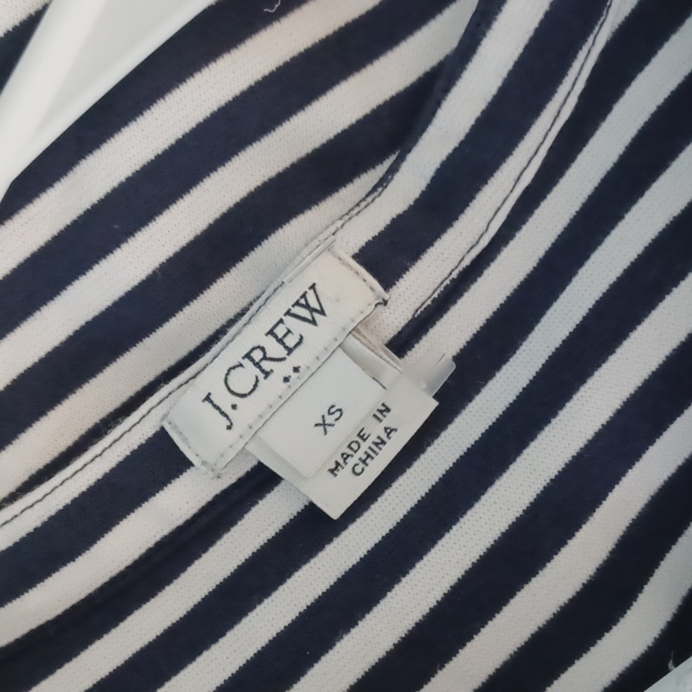 J. Crew Stripe Lace-Up Knit Dress - Picture 7 of 7